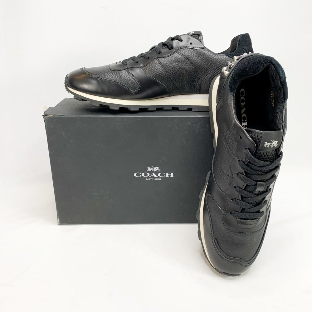 COACH C118 Rivited Runner Sneakers Spike 13 D NEW - Picture 6 of 8